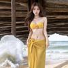 Sanya Island Thailand Bali Holiday Split Swimsuit Women's Sexy Bikini Three-piece Suit Covers Belly Makes You Feel Thinner