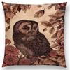 Dark Augury Bird Sofa Pillow Case Three Eyes Raven Steampunk Hummingbird Night Princess Lion Owl Cushion Cover