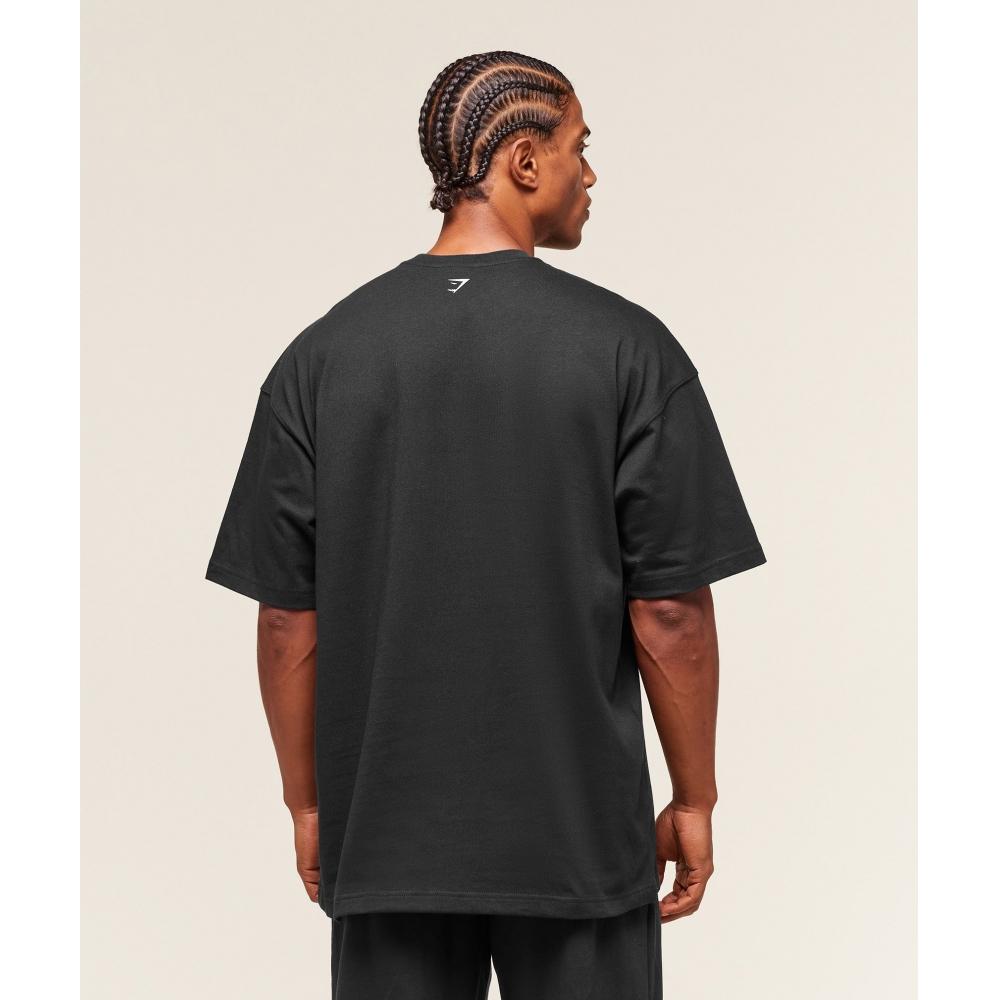 Gymshark Eagle Graphic T shirT Black A3c4l Bb2j