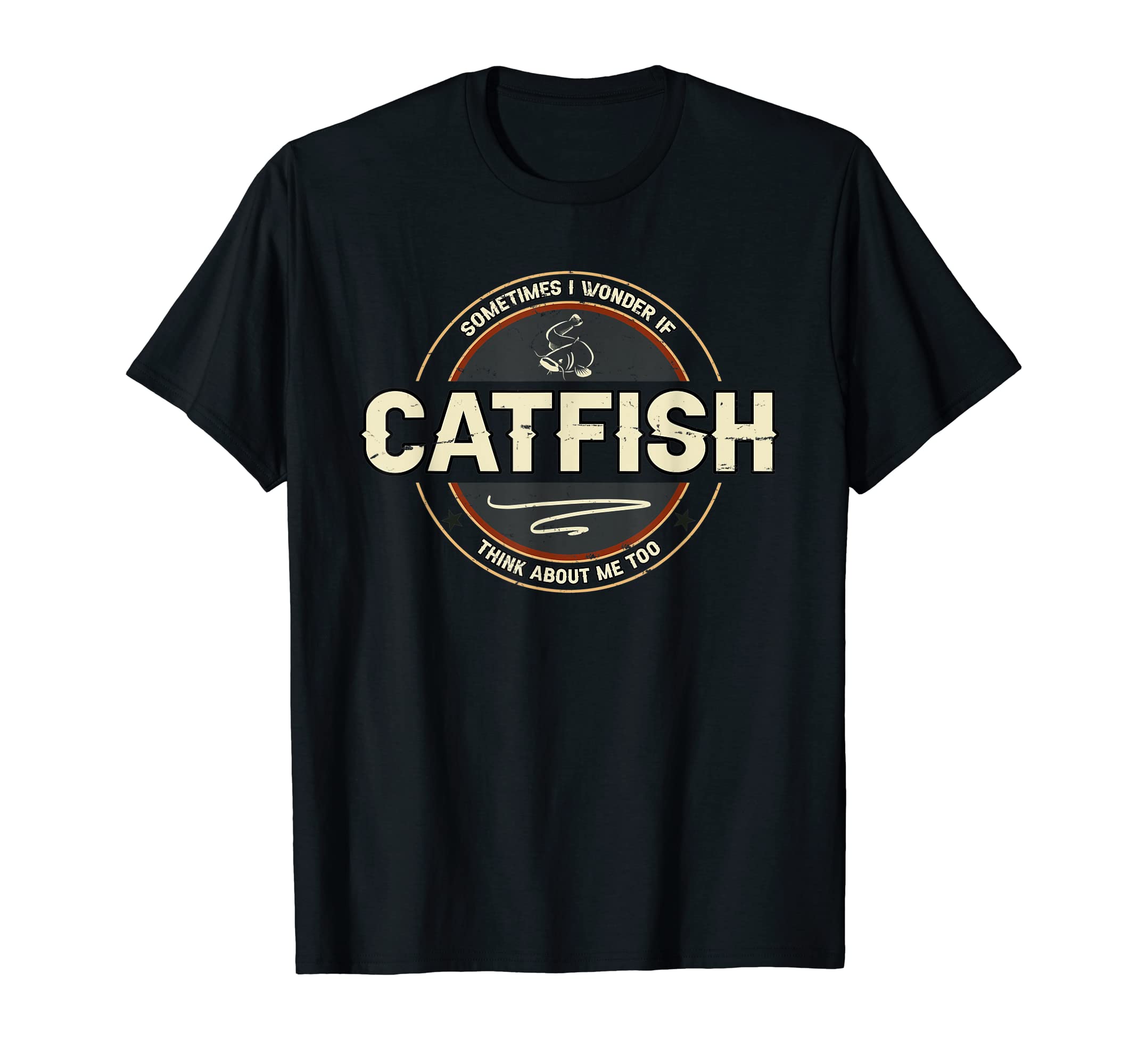 

Catfishing Art Fisherman Channel Catfish Fishing Joke T-Shirt