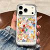 Compatible Transparent Silicone Phone Case for iPhone 14, 15, 16 Pro, and 17 Pro Max - Cute Design