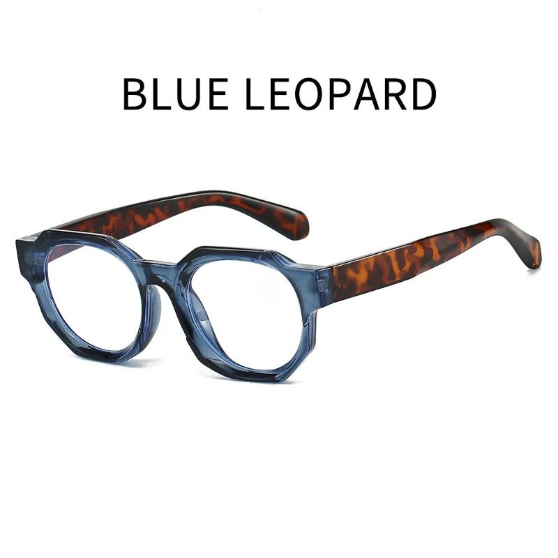 New Fashion Square Frame Reading Glasses Men and Women Fashion High-definition Anti-blue Light Glasses Presbyopia Glasses +4.0