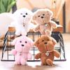 Cute Animal Plush Doll With Love Heart Pendant For Bag Accessories And Gifts