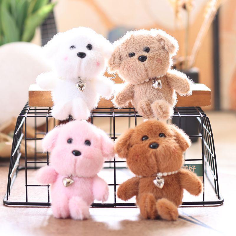Cute Animal Plush Doll With Love Heart Pendant For Bag Accessories And Gifts