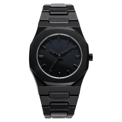 Men's Watch Unique Waterproof Resin Band Analog Simple Stylish Octagonal Quartz Fashion Accessory