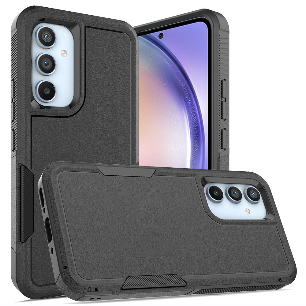 

For Samsung Galaxy A54 5G Cell Phone Case PC+TPU Drop Protection Cover Black
