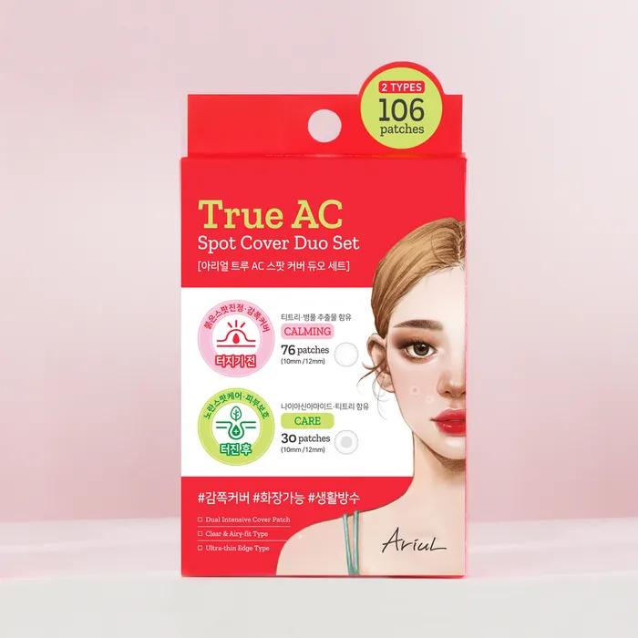 

[Патчи от прыщей Gamjok] Набор патчей True AC (Уход перед экстракцией 76 патчей и Уход после экстракции 30 патчей)