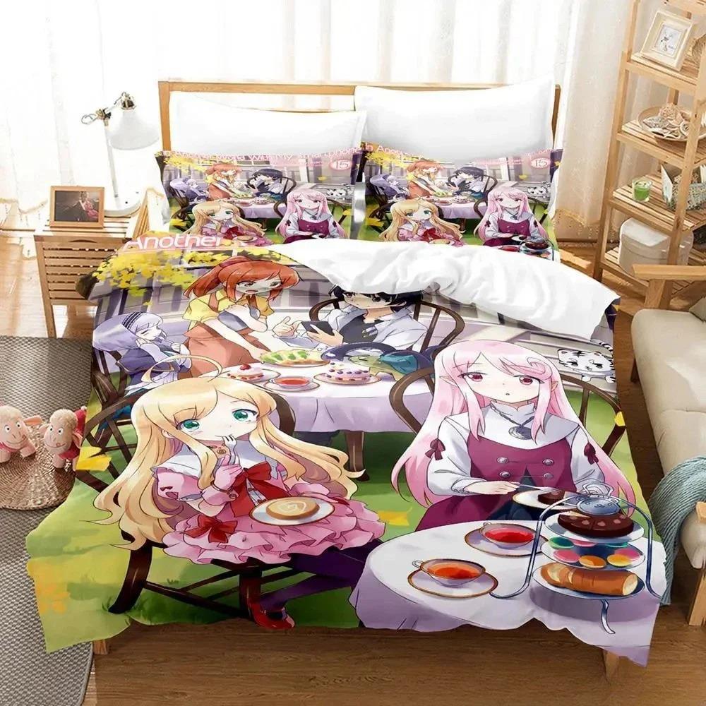 In Another World with My Smartphone Bedding Set Single Twin Full Queen King Size Bed Set Adult Kid Bedroom Duvetcover Sets Anime