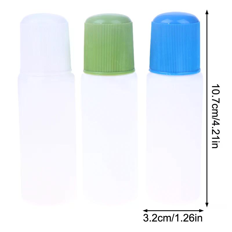 50ML Empty Smudge Bottle Liquid Applicator Sponge Head Soreness Liquid Bottle For Daub Filling Liniment Medicine Antipruritic