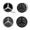 Hot Car Sticker LED Mirror Black Border For Mercedes Benz GLC X253 GLE W167 GLS X167 V W447 silver Border Newest 3D Front Grill 