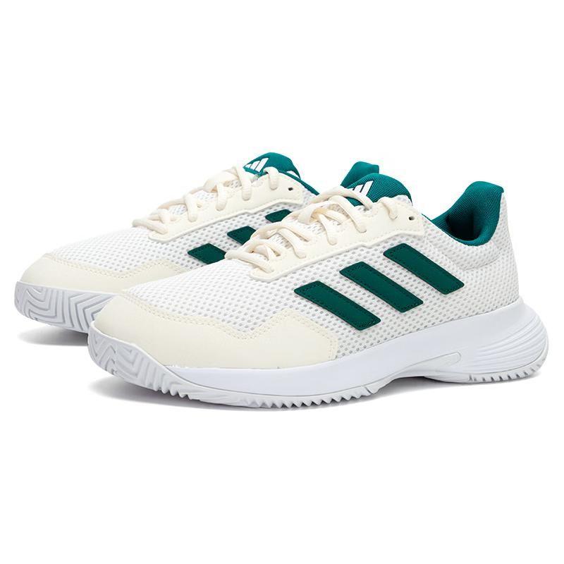 Adidas Court Spec 2 Comfortable Simple Non-Slip Durable Low-Top Tennis Shoes Unisex Sneakers White Green ID2472