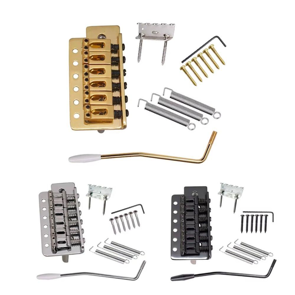 Replacement Tremolo Bridge Set 6 Strings Electric Guitar Bridge  Guitar Accessories