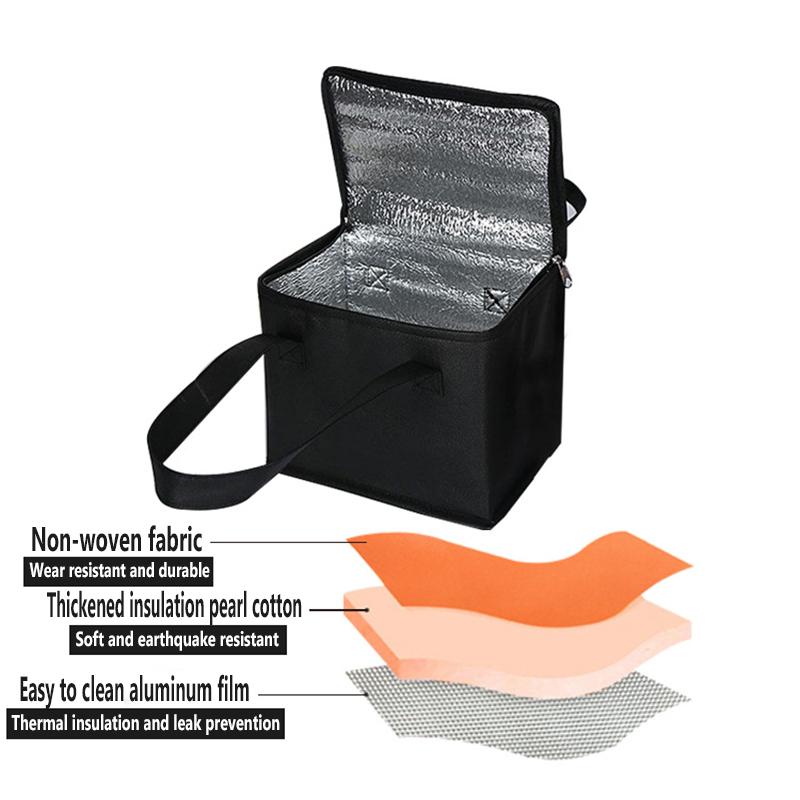 Portable Lunch Refrigerator Bag Folding Insulation Bag Picnic Ice Bag Food Insulation Bag Beverage Storage Bag Beer Delivery Bag