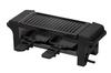 OMNI OM-KHA07 Two-Tier Grill Plate for Solo Grilling, Black
