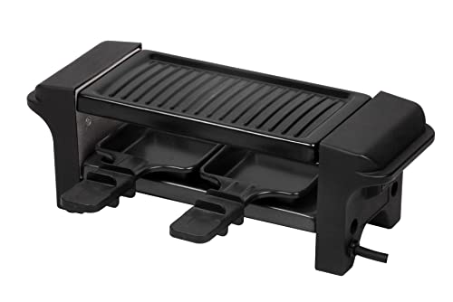 OMNI OM-KHA07 Two-Tier Grill Plate for Solo Grilling, Black