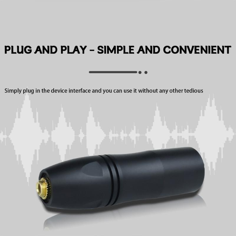 3,5mm Buchse auf 3-Pin Stecker Adapter 3,5mm Qualitäts-Mini-Stecker auf 3-Pin Konverter für Camcorder Rekorder Mischpulte
