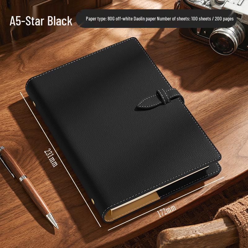 2026 A5 Retro Business Notebook - Custom Logo, Thickened, High-Quality Appearance A5
