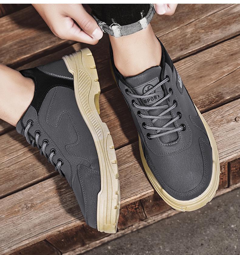 Men's Spring Casual Work Shoes - Non-slip, Wear-resistant, Trendy, and Versatile