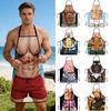 1pc Sleeveless Waterproof Muscles Man Kitchen Supplies Apron Creative