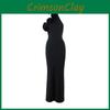 Sexy Sommerkleid für Mädchen mit 3D-Blumenmuster und rückenfreiem Design für Freizeitkleidung
