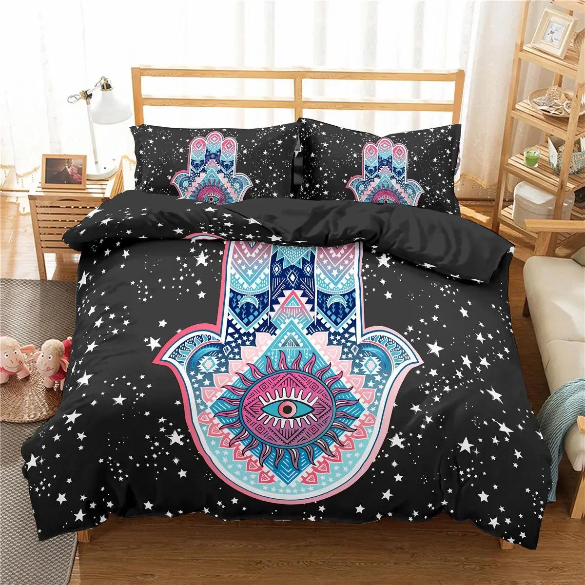 

Black Stary Sky Beding Set Adult Peoples Winter Soft Duvet Cover Sets Children Kids,twin Ful Quen King Bedrom Set Galaxy House De Couete 100*200cm Single