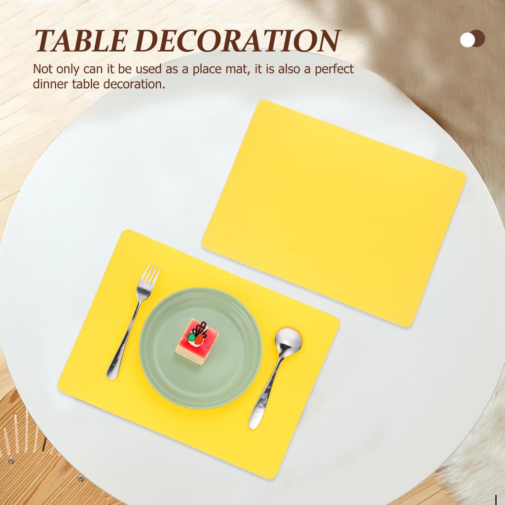 Silicone Place Mat Anti-Scald Waterproof Non-Slip Heat Resistant Table Mat For Kitchen Dining Desk Countertop Mats