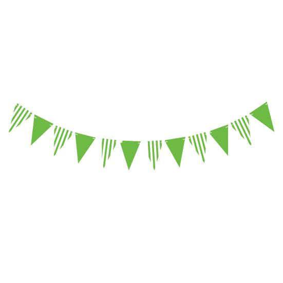 Soccer Party Pennant Triangle Banner Garland Sports Flags Balls Theme Hanging Paper
