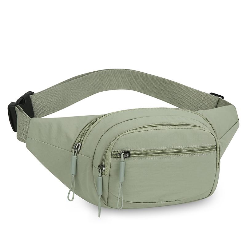 

Adjustable Convertible Waist Bag for Women – Waterproof Nylon Chest Pack for Running Travel & Daily Wear світло-зелений колір