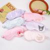 Sanrio Imitated Silk Eye Mask For Sleeping Breathable Eyeshade Cover For Travel Nap Soft Comfort Blindfold Night Eyepatch