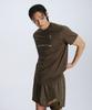 BORN TO WIN Curve B Airflow Mesh T-Shirts [Brown]