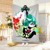 Kids Cartoon S-Skunk Fu Throw Lightweight 240G Flannel Blanket Soft Skin-Friendly For Summer Cooling
