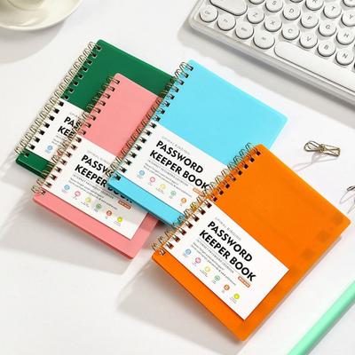 With Alphabetical Tabs Spiral Password Keeper Book A6 MINI Size Coil Book Password Keeper Notebook Saving Website Logins