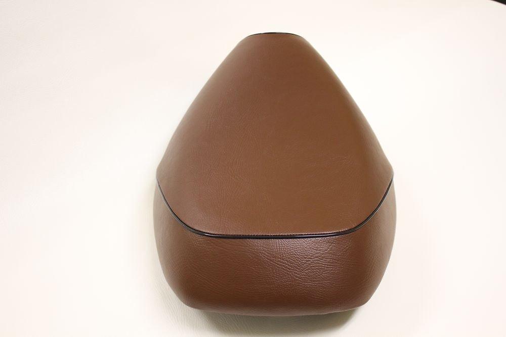 GRONDEMENT Domestically Made Seat Covers for Toyota Zoomer In Dark Brown with White Piping (GR80HC60P20) (AF58)