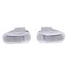 1 Pair Front Side Marker Light Lamp Covers Housing 34301 S5H T02 Replacement for City EP3 Stream Jazz FIT White