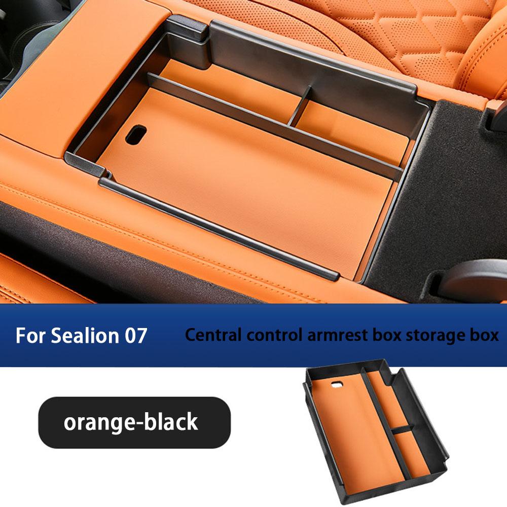 For BYD Sea Lion 07 EV Central Control Armrest Storage Box With Shock-Absorbing Pads No abnormal noise Car Interior Supplies