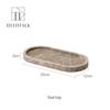 DecoTalk Wabi-Sabi Marble Bathroom Set: Matte Washbasin, Aroma Diffuser, Tissue Box