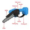 6 Inch Electric Chain Saw Pruning Chain Saw 1200W Cordless Garden Tree Logging Saw Woodworking Cutter Tools for Makita Battery