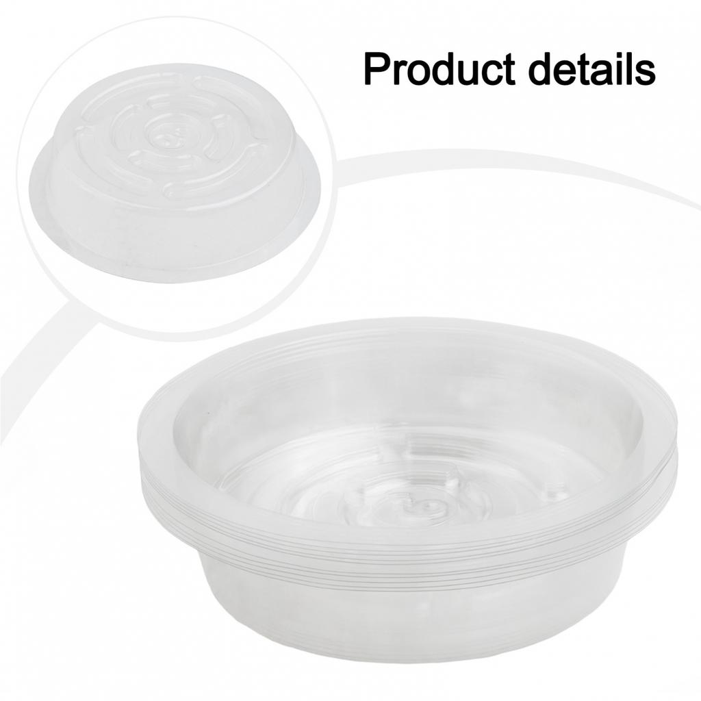 Flower pot mat Saucer Drip Tray Round Pot Base Clear Snack High quality