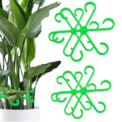 12pc Plants Stem Support Plant Anti-Toppling Support Holder Vine Flower Fixed Trellis Adjustable Gardening Aid Fixation Device