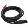 XLR Female to 14 Inch 6.35mm Cable Professional Plug and Play 20 AWG OFC Core Microphone Cable