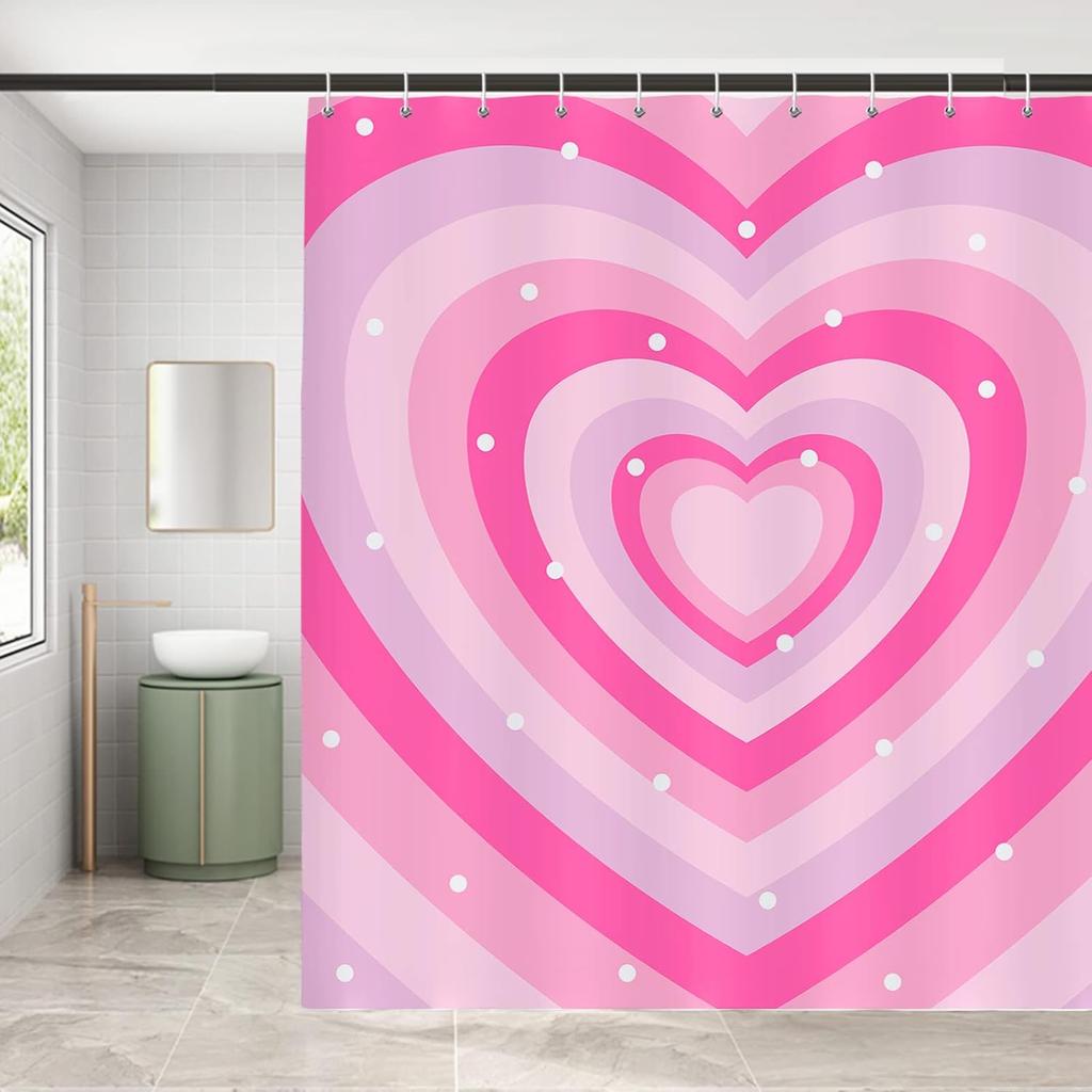 Cute gray leopard print shower curtain modern simple home bathtub bathroom curtain decoration, washable durable polyester fabric