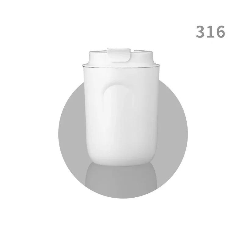 Mini butelka termiczna, kubek do kawy, kubek ze stali nierdzewnej, termos próżniowy, szczelny, kubek z podwójnymi ściankami, izolowany, podróżny, do napojów