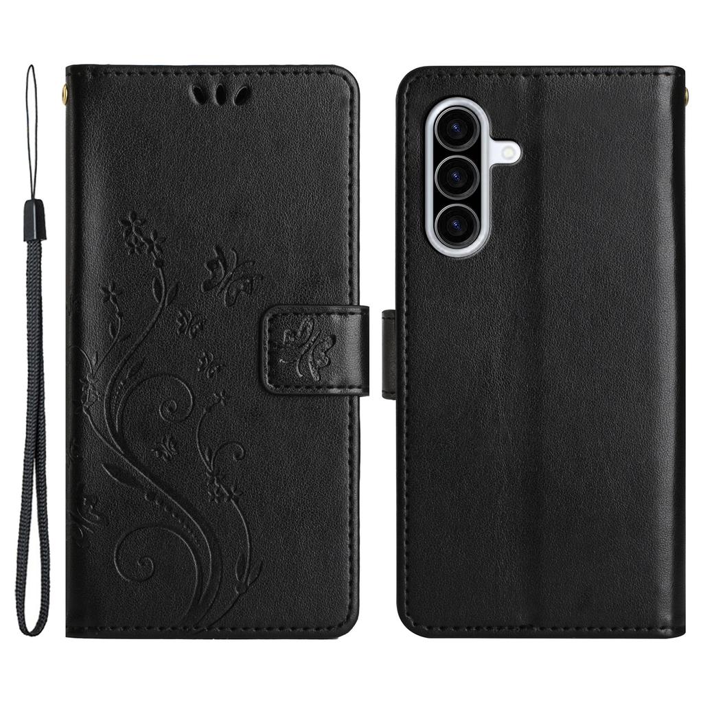 For Samsung Galaxy A26 5G Case PU Leather Phone Wallet Cover with Strap