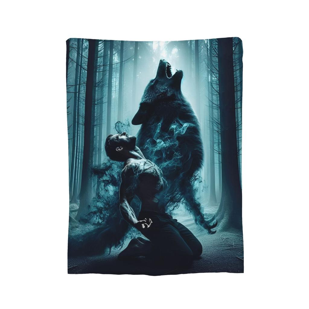 Teen Wolf  Blanket Coral Fleece Plush Movies Super Warm Throw Blanket for Airplane Travel Bedroom Quilt