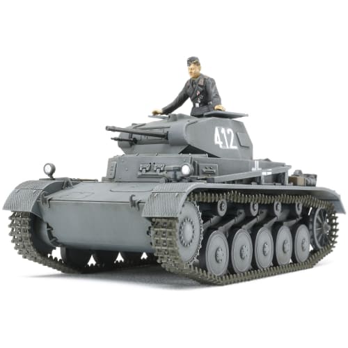 Tamiya 1/48 Military Miniature Series No. 70 German Army Panzer II Ausf. A-C French Front Plastic Model 32570