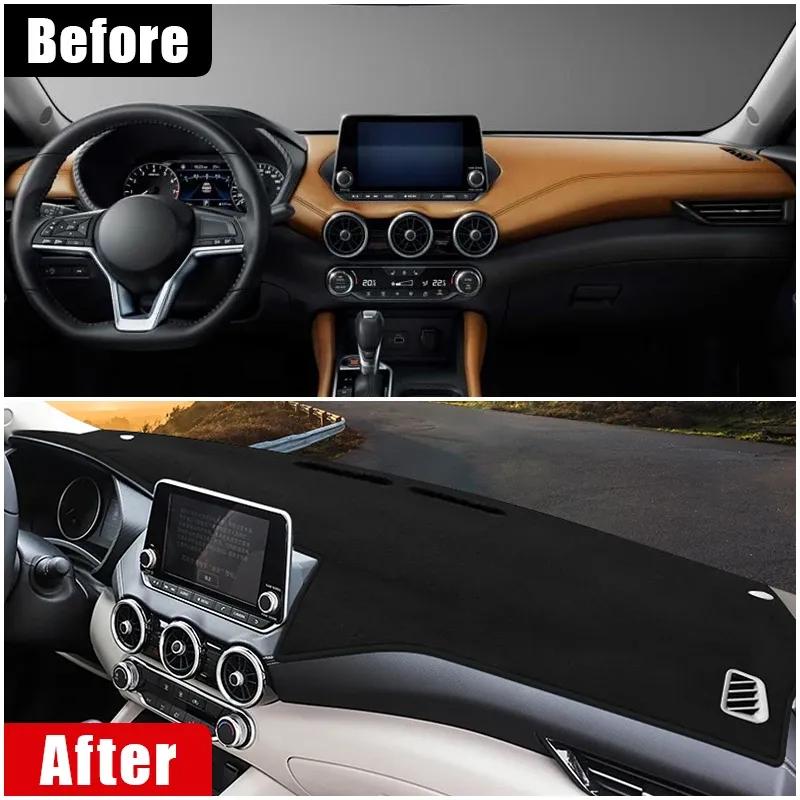 For Nissan Sentra B18     2024 Sylphy Car Dashboard Cover Dash Mat Sun Shade Non-slip Pad Interior Accessories