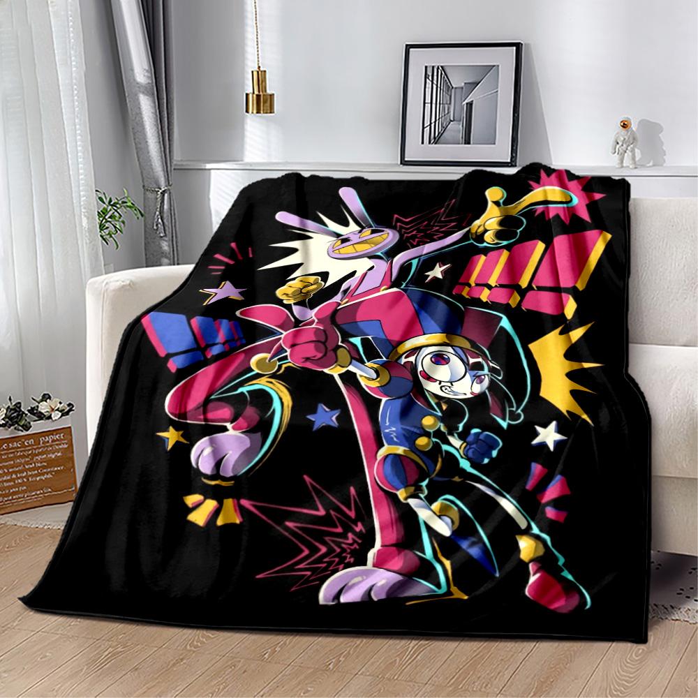 Digital Circus Blanket Comfortable Suitable for Bedding Office Office Chair Four Seasons Multipurpose Modern Style