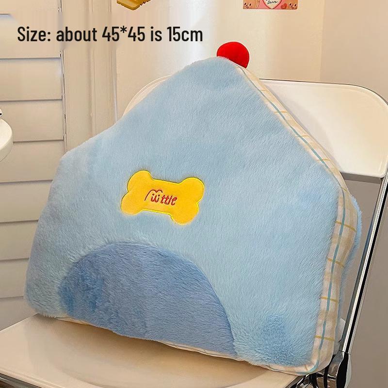 

Cute House Lumbar Support Throw Pillow