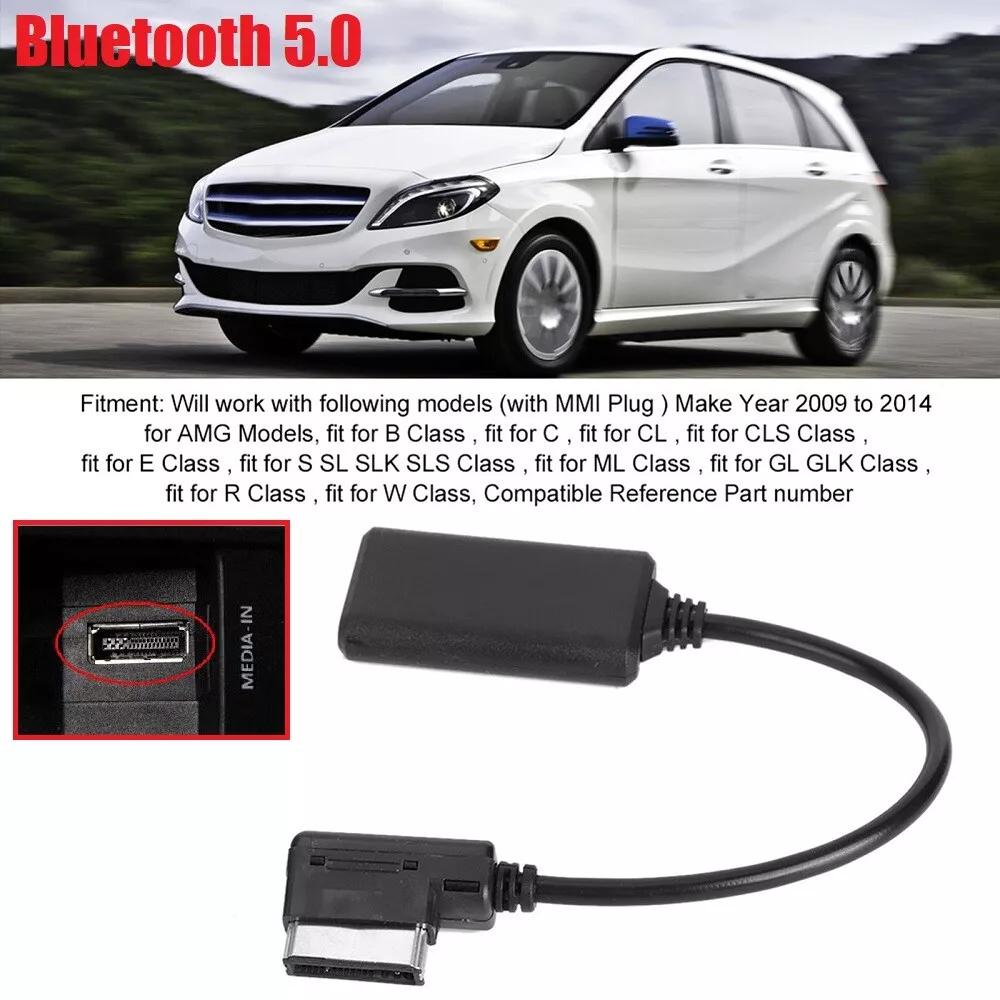 Car Wireless Aux Adapter Bluetooth Streaming Adapter Aux Cable Bluetooth Music Adapter For Mercedes Benz A B C E SL Class MMI 3G