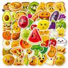 10/30/56pcs Funny Cute Creative Food Meme Stickers Kawaii Fruit Rice Bread Cartoon Sticker Fridge Phone Suitcase Decals Toy Gift